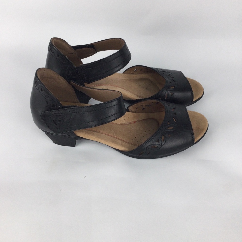 Rockport Cobb Hill Abbott 2 PC Ankle Strap Heels womens size 8